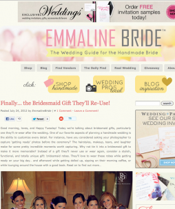 Emmaline Bride (July 2012)