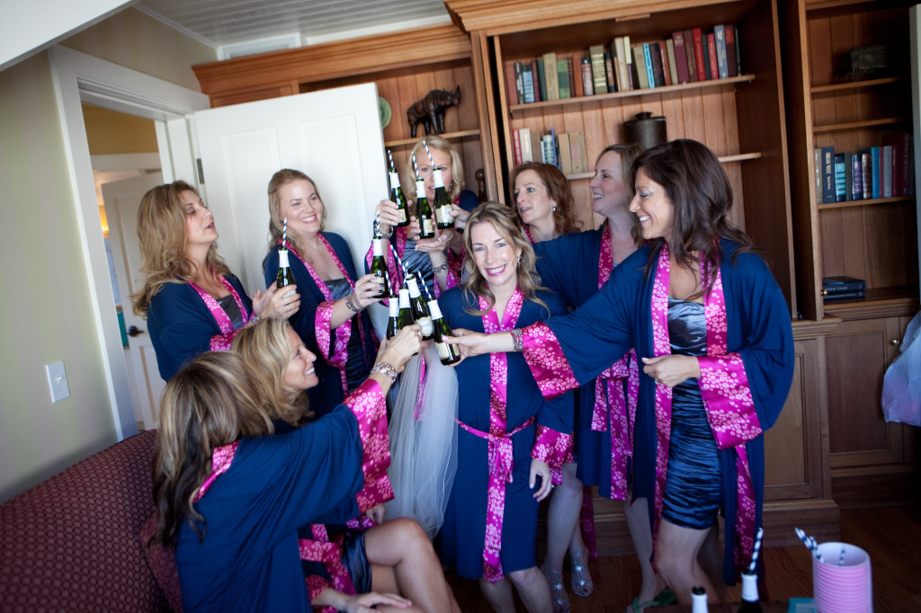 Bridal Party in Doie Lounge Sadie Robe
