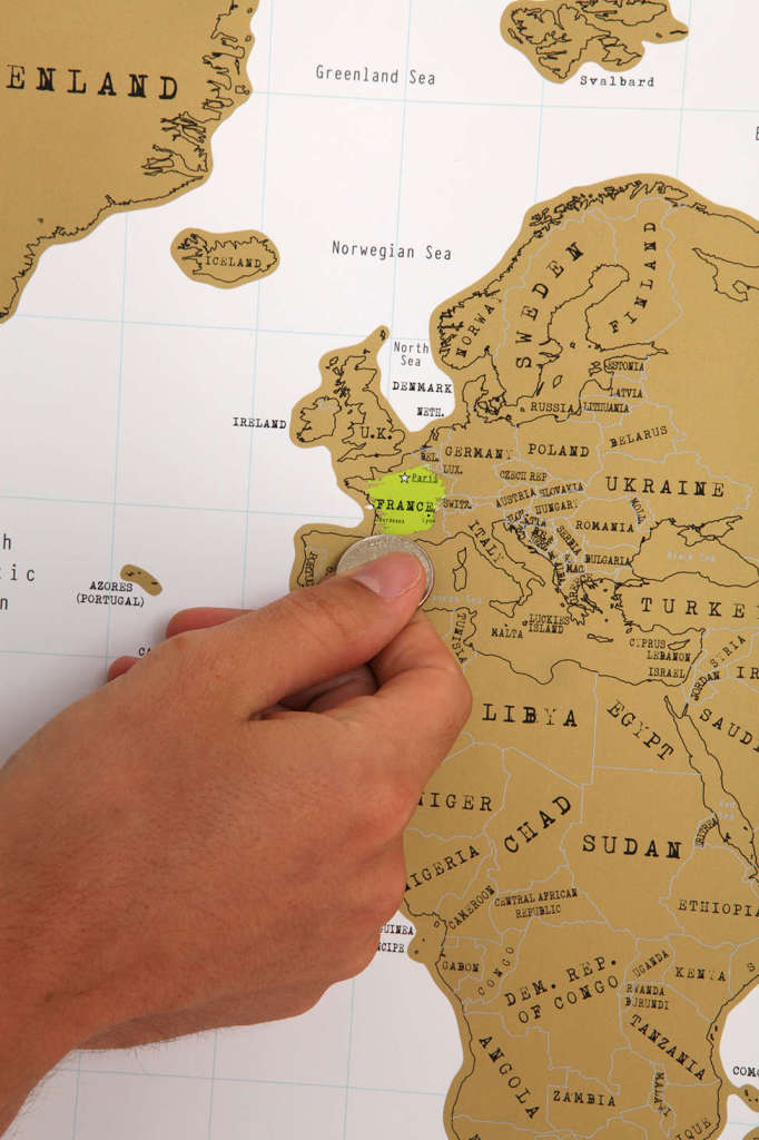 scratch off map